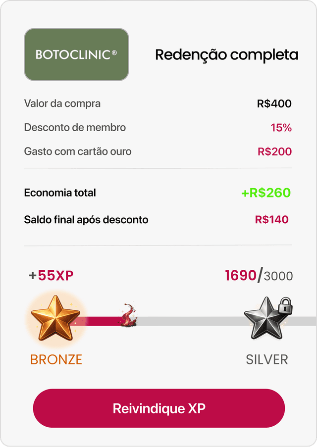 Uso do Cartão Ouro